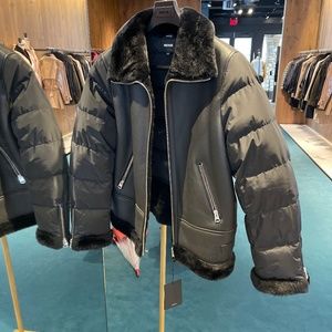 Mackage Black Leather Jacket